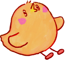 Painterly Easter Bird 